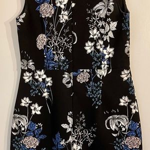 Banana Republic Black Floral Dress size 8